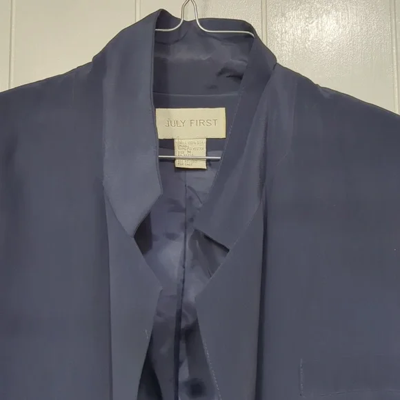❌ Euc July First 100% Silk Blazer Jacket - Picture 2 of 4